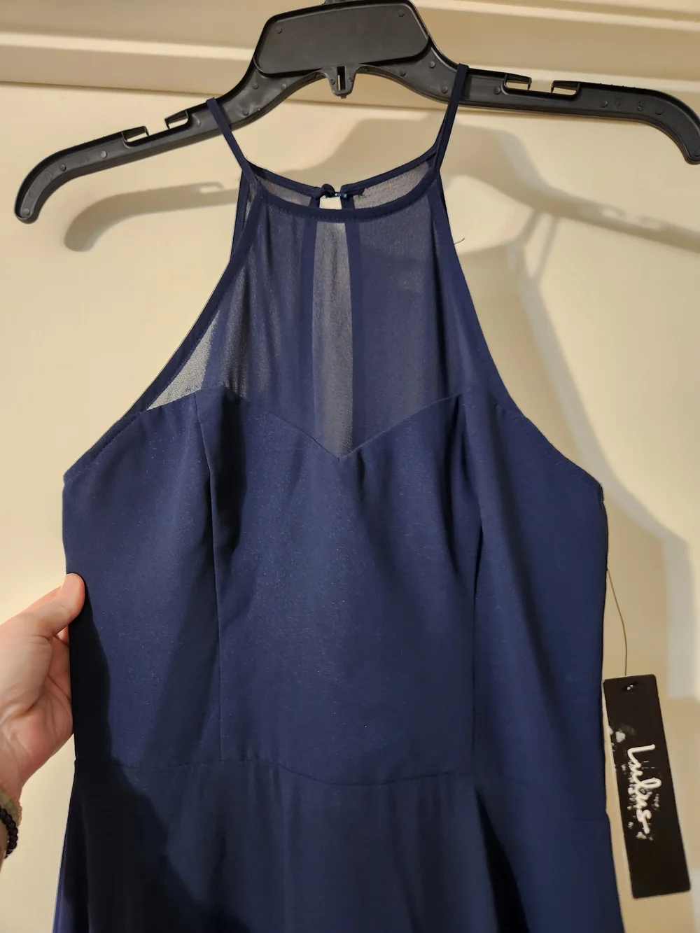 Lulu's Night of Romance Navy Blue Sleeveless Maxi Dress - Picture 5 of 9